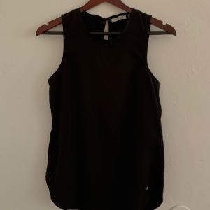 Short sleeve, black, classy shirt.